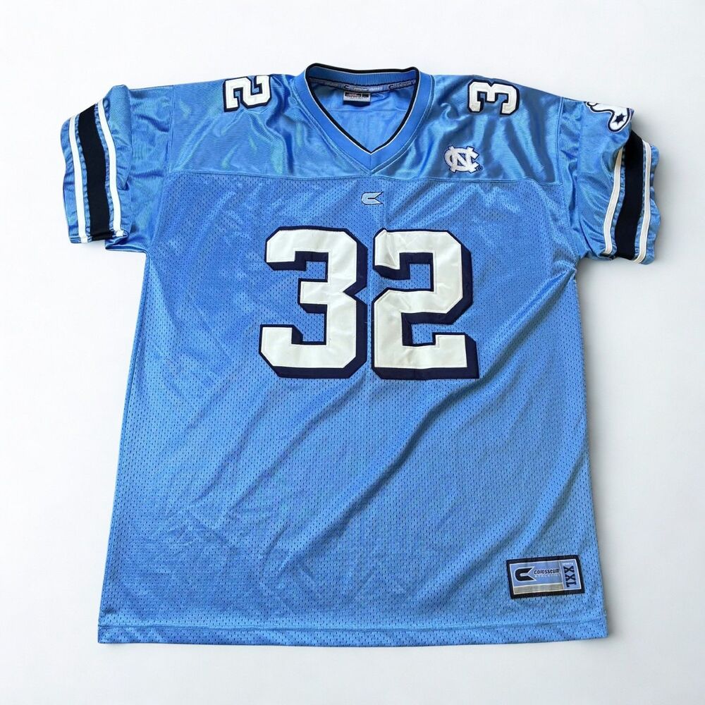 Colosseum UNC Football Jersey Mens XL North Carolina Tar Heels #32 Blue